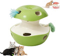 2-Mode Apple Cat Puzzle Toy Motion Sensor Feather Teaser