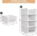 Stackable Closet Storage Basket - Stackable Storage Bins