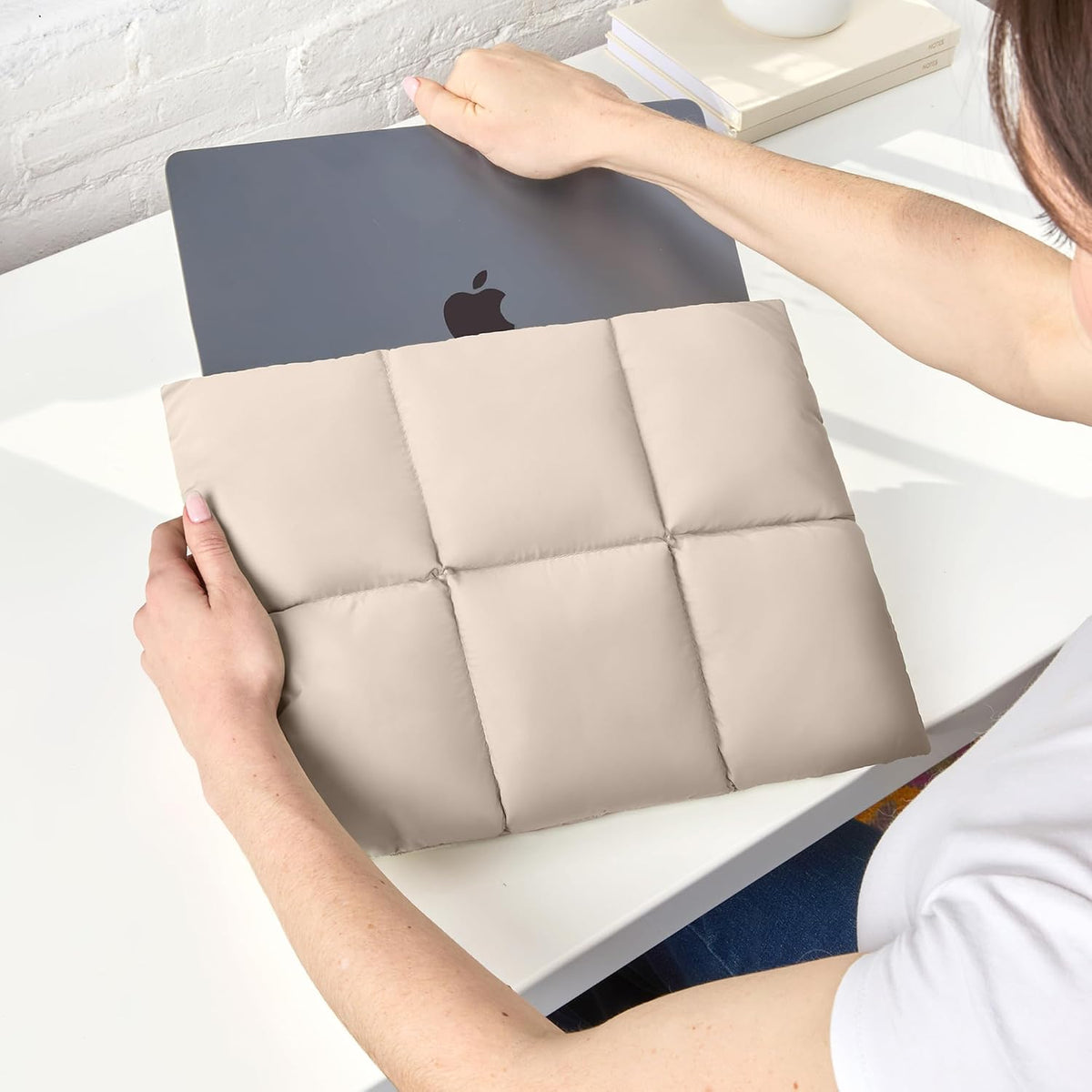 Puffy Quilted Laptop Sleeve