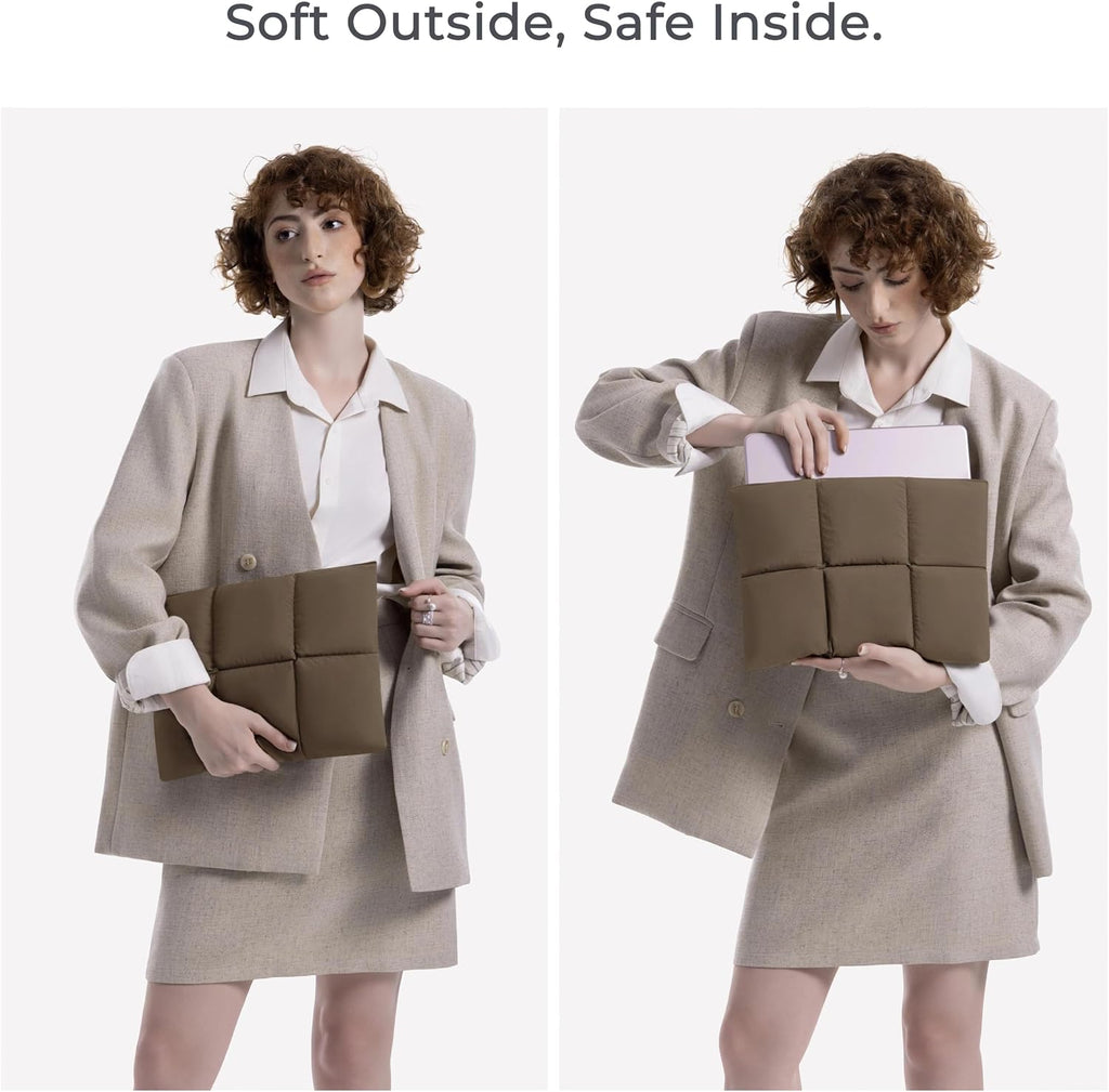 Puffy Quilted Laptop Sleeve
