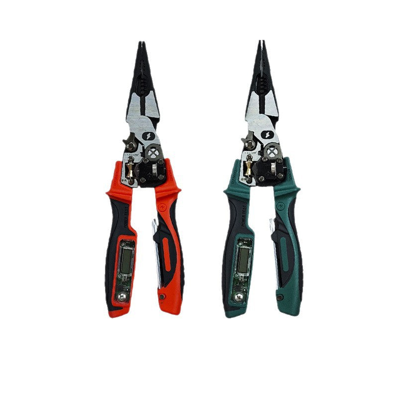 Multifunctional Digital Display Electrician Wire Stripping Test Pliers