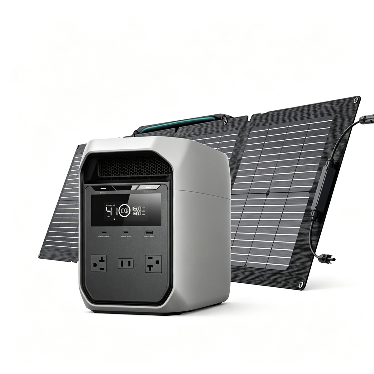 Solar Portable Power Station 1800W AC Output